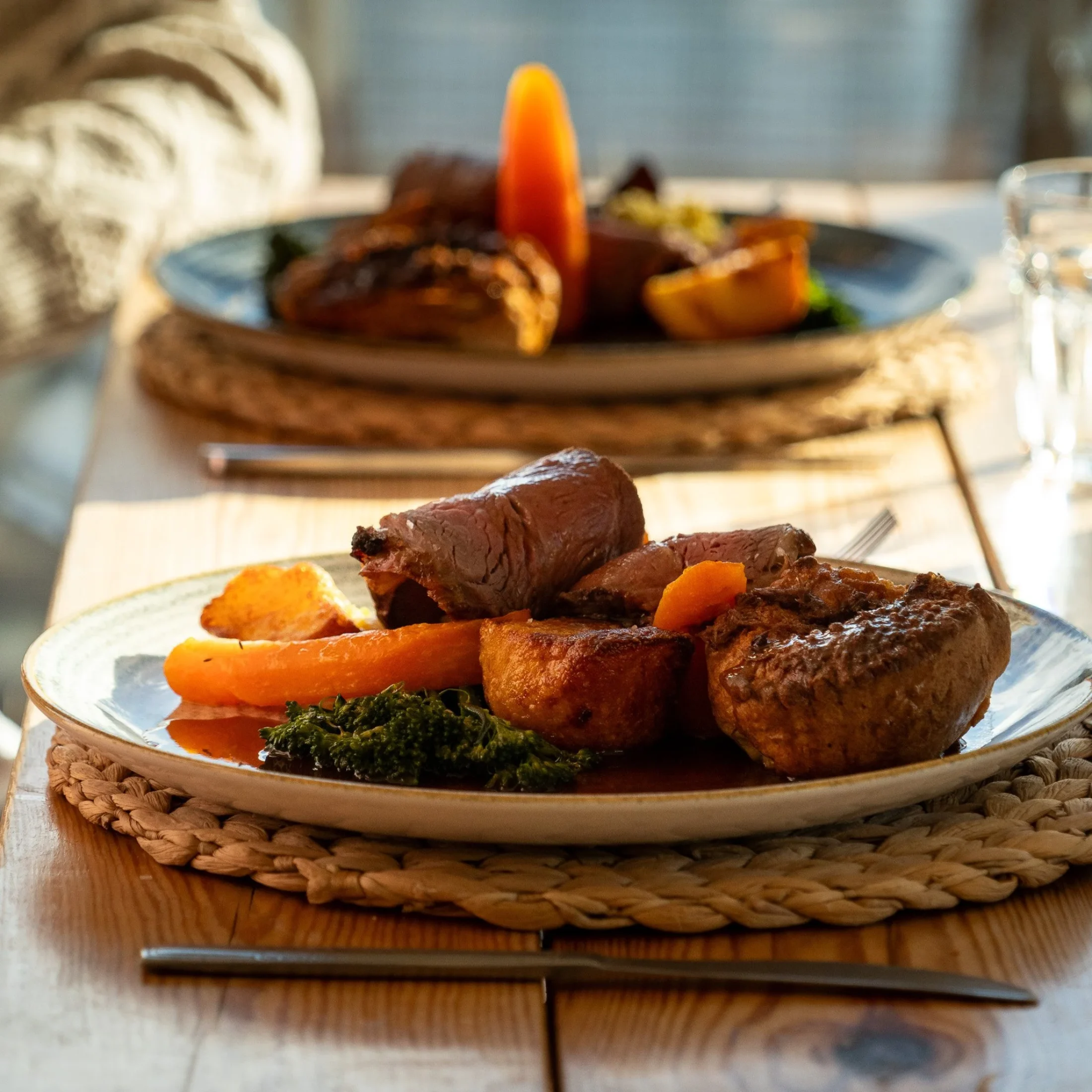 Sunday roast lunch at the Venachar Lochside restaurant